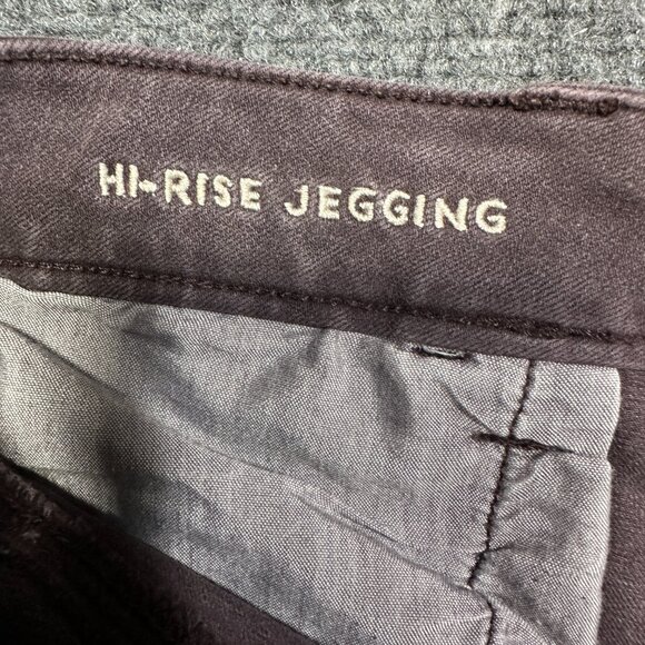 American Eagle Outfitters  Womens 14 High Rise Jegging Purple Cotton Stretch - Picture 5 of 9